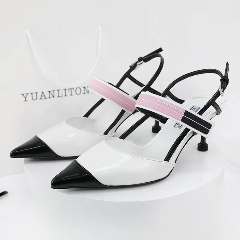 Модные Высокий каблук Женские босоножки Лето 2019 новые расцветки соответствия