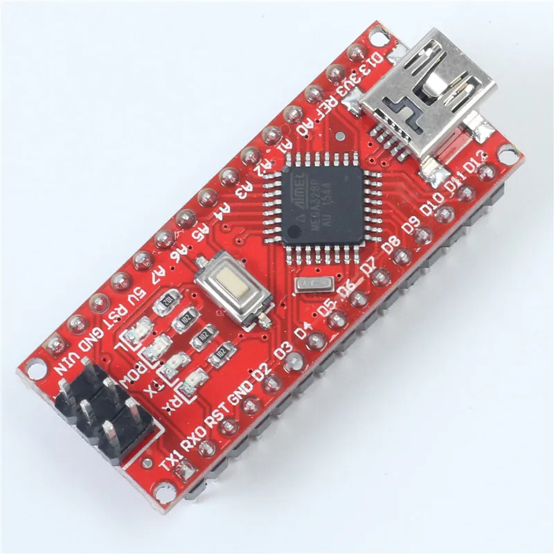 Nano V3.0 R3 контроллер доска Mini USB ИМТП Кнопка сброса CH340 совместимый для ArduinoATMEGA328P