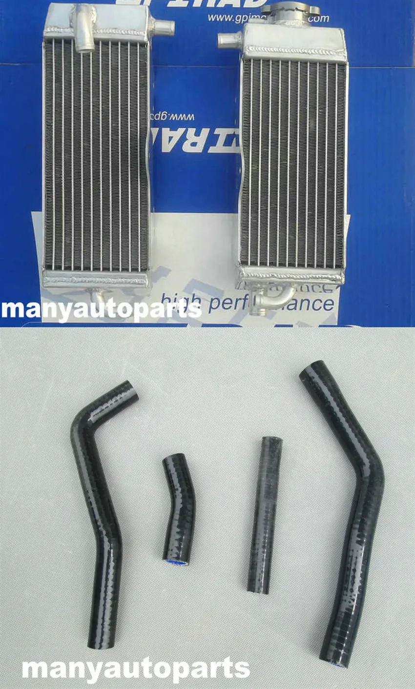 Алюминиевый радиатор для Yamaha и синий силиконовый шланг YZ125 1996-2001 1997 1998 1999 2000 2001 |
