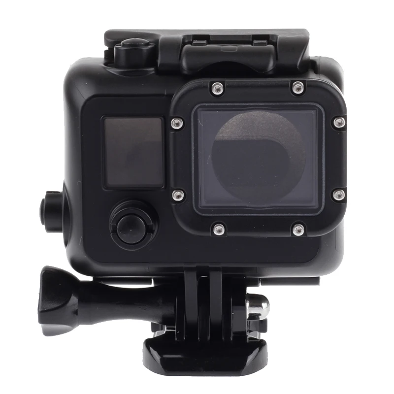 Фото Для GoPro Hero 4/3 +/3 водонепроницаемый чехол затемняющая коробка 35 м защитный корпус для подводной воды/коробка/защитная рамка аксессуары черный №5