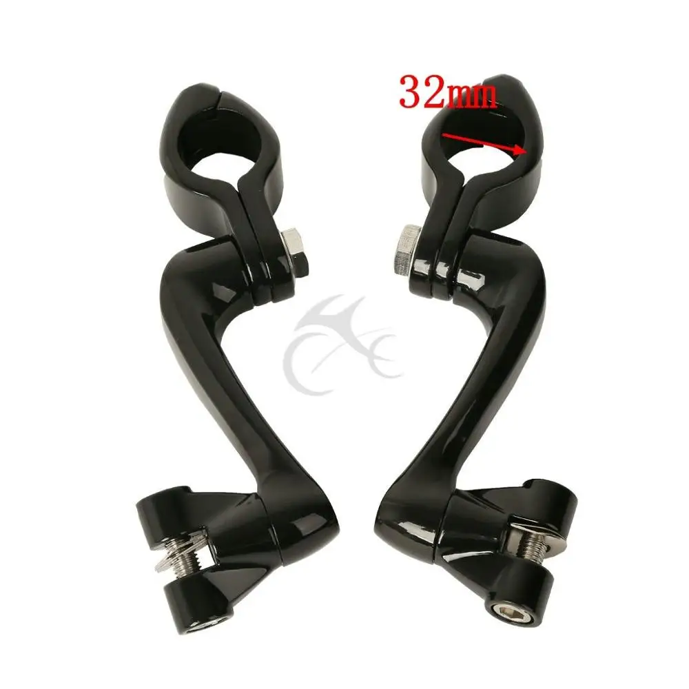 Мотоцикл 32 мм 1 1/4 &quotЗащита двигателя ног Peg крепление комплект для Harley Honda Kawasaki |