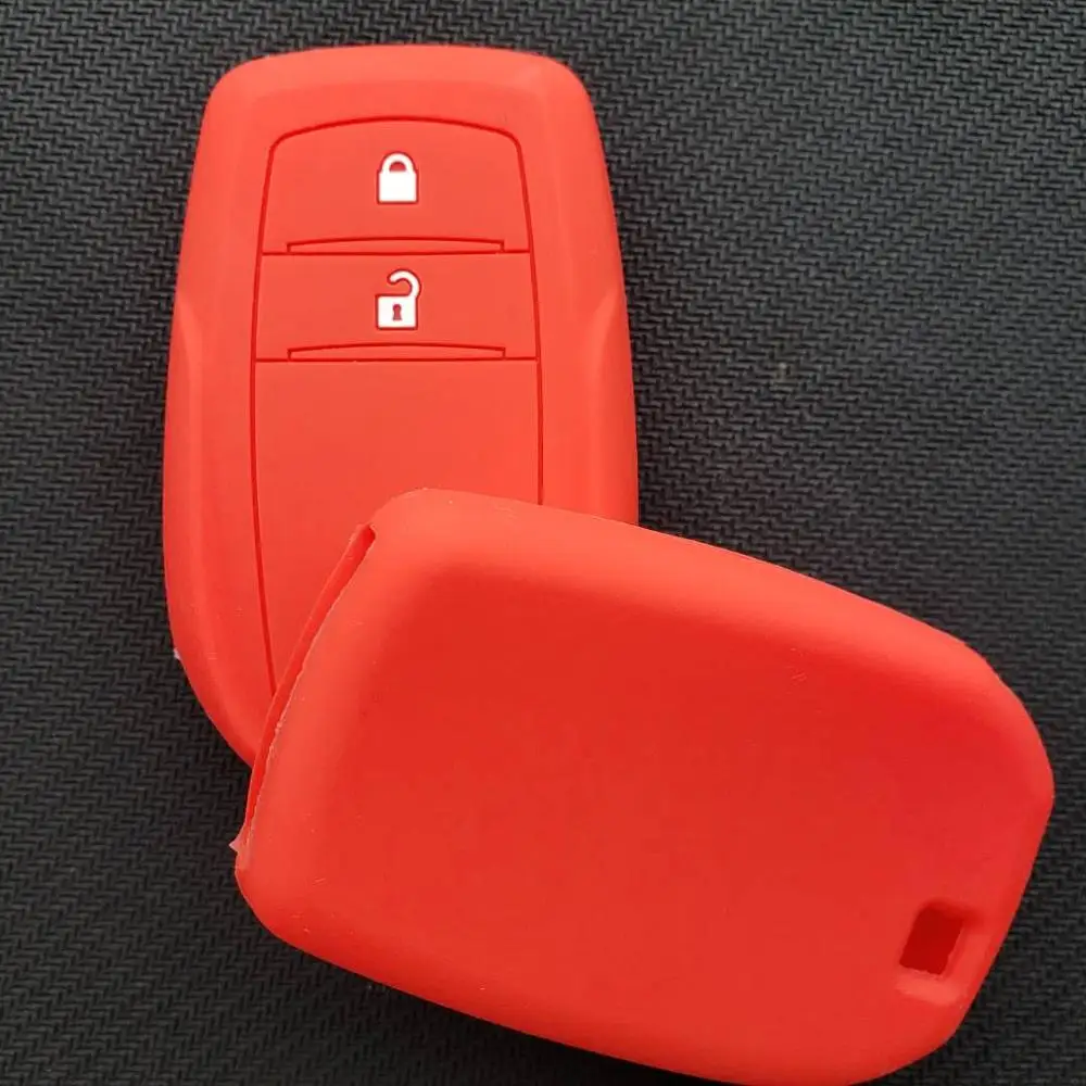 Силиконовый аксессуар для Toyota Smart Remote Holder Cover Zelas Innova Hilux Fortuner Camry Corolla Cruiser Prado 2