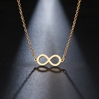 dotifi stainless steel necklace for women lovely chic infinity pendant fashion necklaces for women jewelry gift