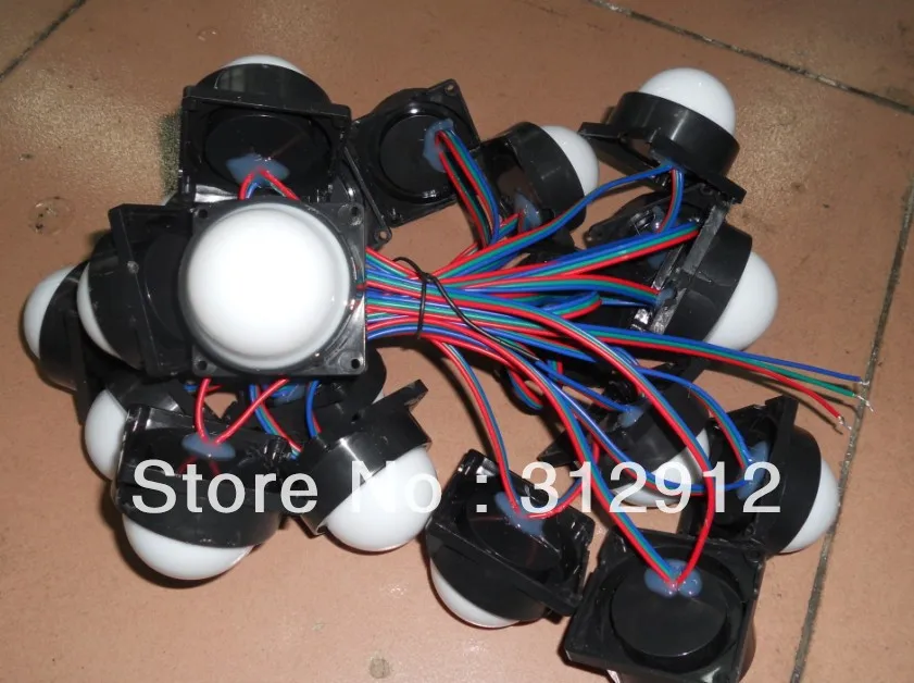 Пиксельный модуль WS2811 с молочной крышкой 12 В постоянного тока 6 светодиодов 5050 RGB