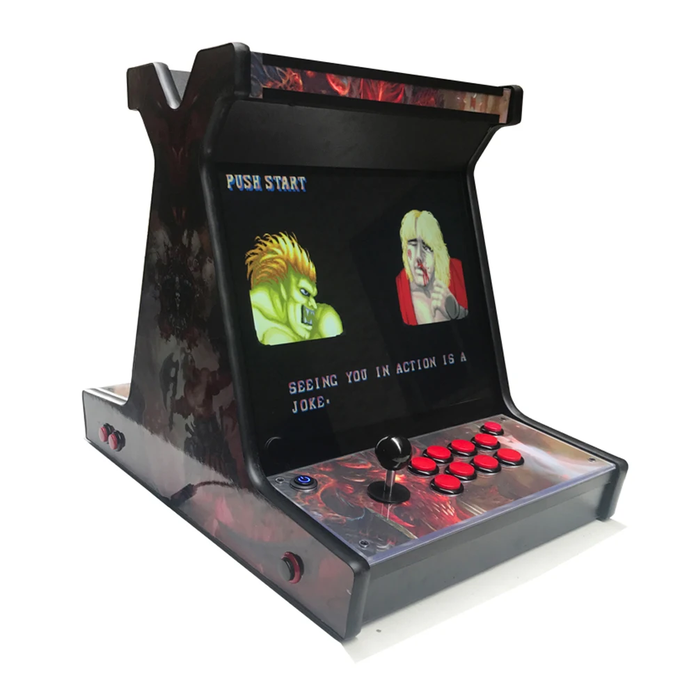 17 дюймов мини игровой автомат с 2222 в 1 PCB/мини настольный аркадный шкаф/настольный аркадный шкаф