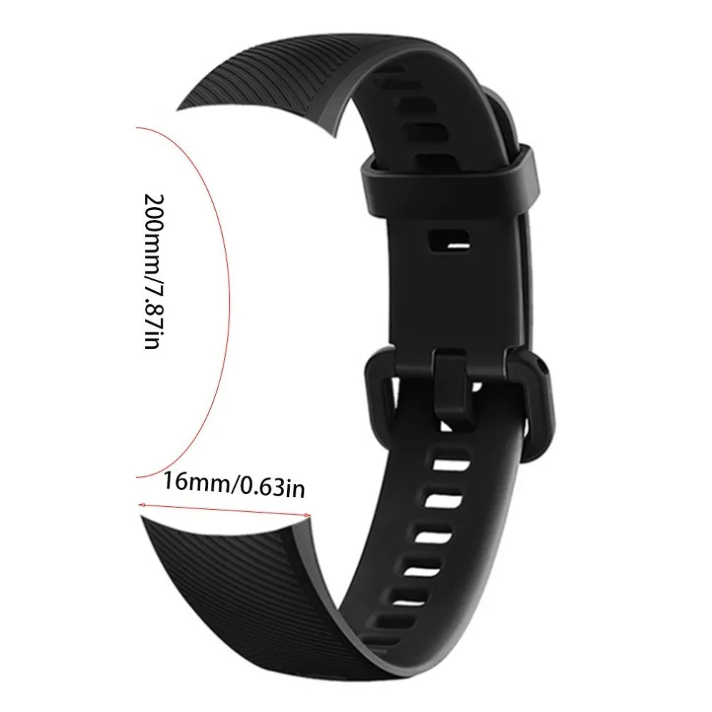 Цветной силиконовый ремешок для huawei Honor Band 4 сменный умный Браслет спортивный