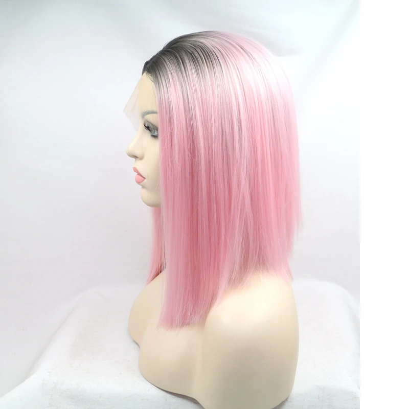 Женские короткие волосы JOY & BEAUTY шелковистые и прямые синтетические на