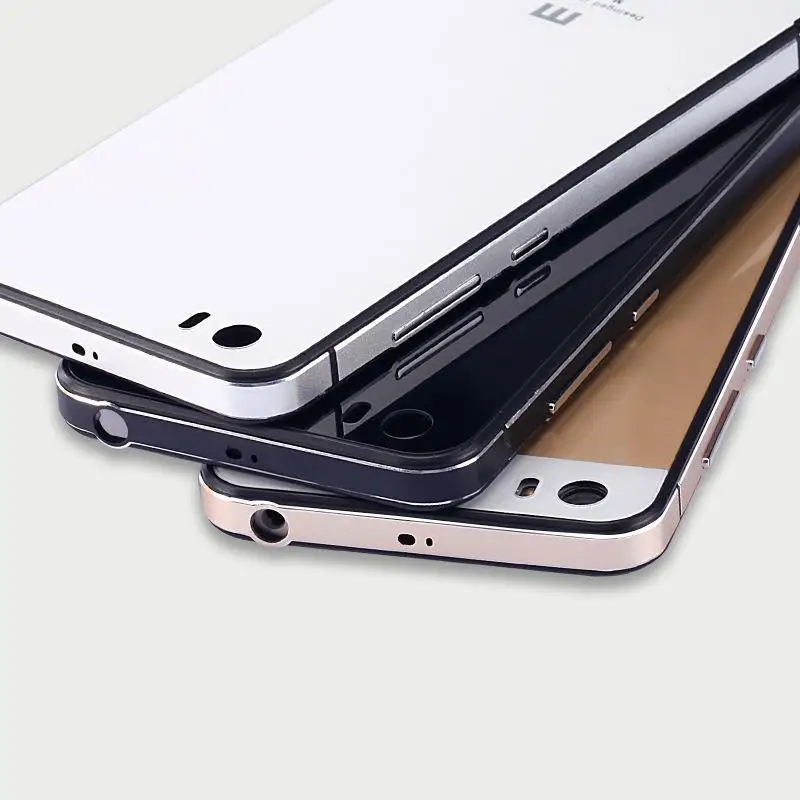 Чехол для Xiaomi Mi5 с алюминиевой рамкой и закаленным стеклом|xiaomi mi5 tempered glass|mi5 coverglass