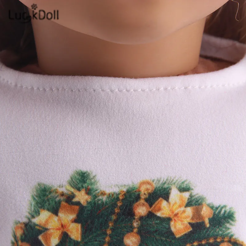 LUCKDOLL Летняя мода новая юбка размером 18 дюймов американская 43 см Детская кукла