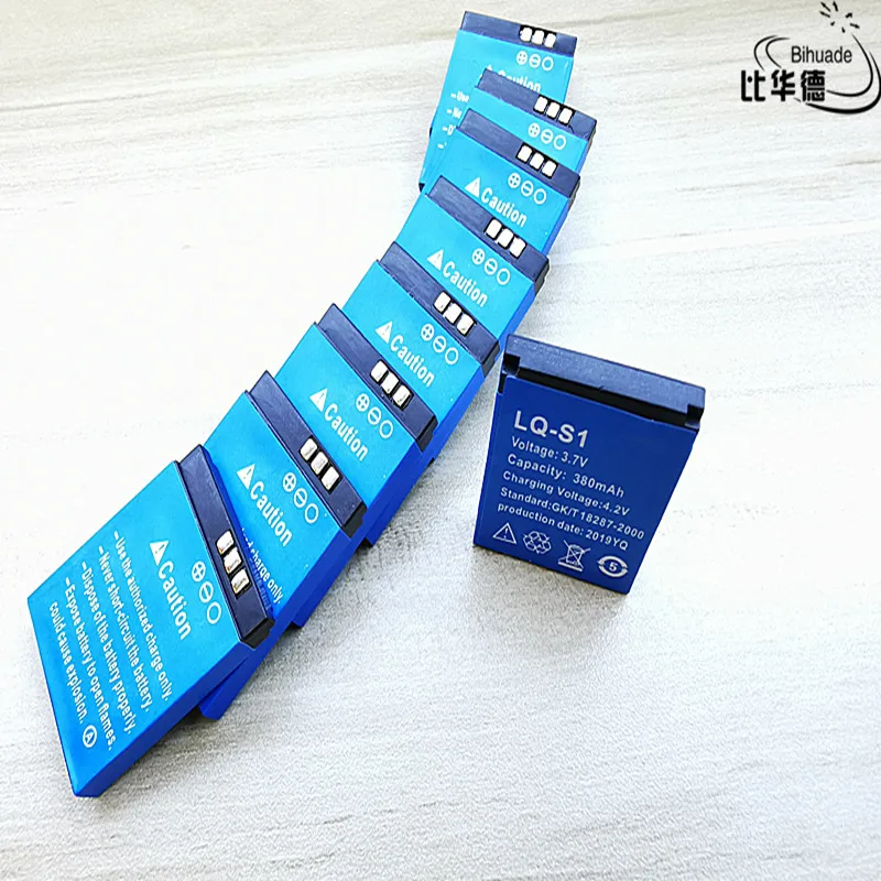 Литровая батарея энергии Прочный смарт часы LQ S1 3 7 V 380mAh литий ионный полимерный