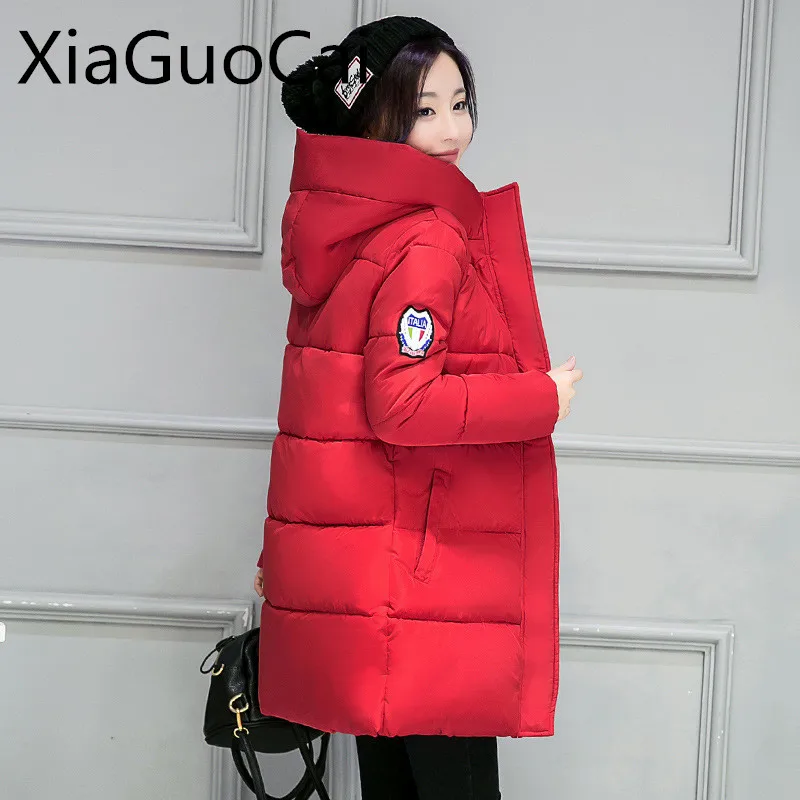 

High Quality Long Women Winter Coats Hooded Outwear Fashion Ladies Jackets Zipper Plus Size Velvet Clothing Z514 35