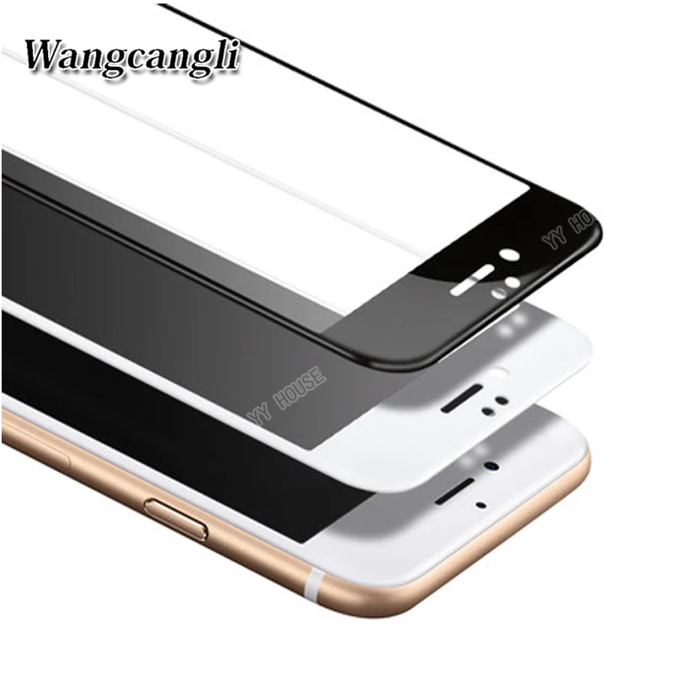 3D изогнутый край Полное покрытие закаленное стекло протектор экрана для iphone7 6 6s 8