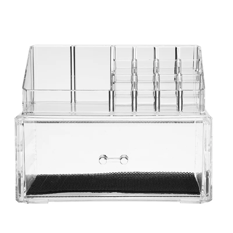 Прозрачный пластиковый органайзер для дома коробка хранения выдвижного ящика на