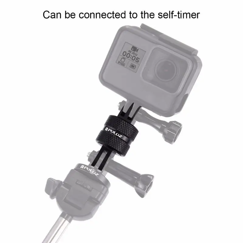 ABHU PULUZ для спортивной экшн камеры Go Pro Аксессуары 360 градусов вращения ЧПУ