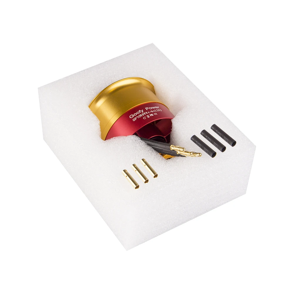 

QX-MOTOR High Quality 70mm EDF 12blades 6S (2600g thrust) for 70mm Metal EDF airplane Ducted Fan EDF With Motor For RC Airplane