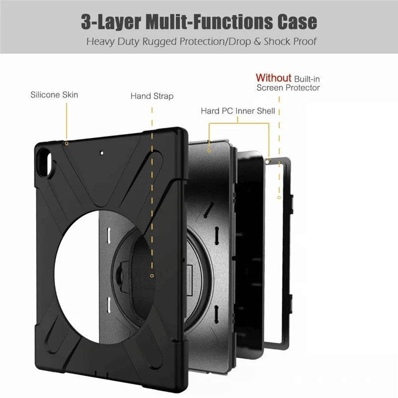 Hevay Duty планшет Coque для iPad Pro 12 9 2018 чехол противоударный силиконовый PC крышка