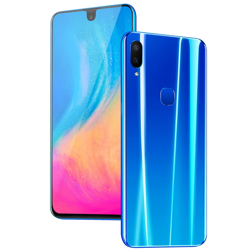 Blue 6,2 дюймов HD большой экран 3800 мАч x23 2 Гб ОЗУ 32 Гб ПЗУ сотовый телефон отпечаток пальца Лицо id смартфон MTK6735 Android 6,0 мобильный телефон - Цвет: Blue
