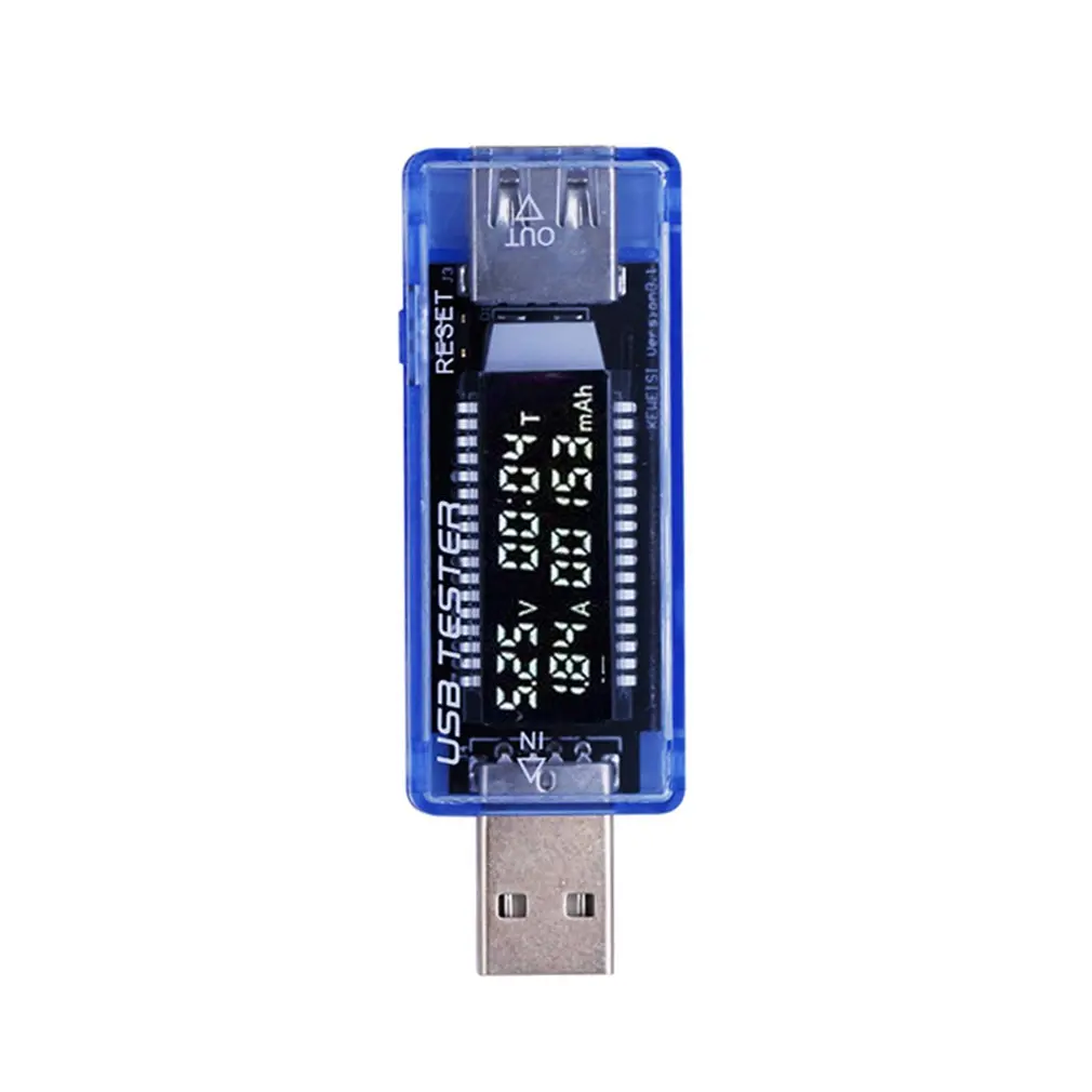 ЖК дисплей детектор Usb вольт Ток Напряжение ёмкость метр тестер Вольтметр