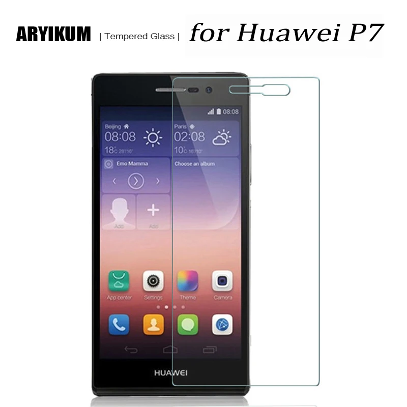 Защитное стекло HD 9H 2.5D для экрана Huawei Ascend P7 P7-L05 P7-L10 P7-L11 Toughened Front Film.