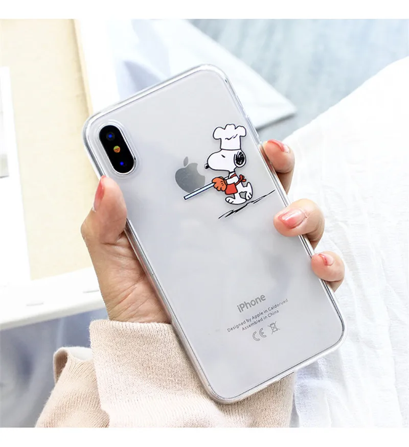 С изображением милой собаки чехол для телефона iPhone7 ультра тонкий мягкий
