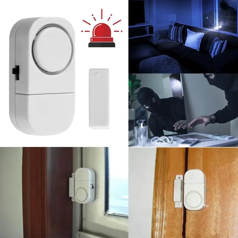 Electromagnetic Induction Home Security Alarm Systems Door Window Burglar Sensor Chime Anti Theft Dropshipping | Безопасность и