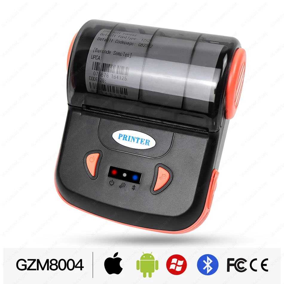 POS 80 мм Bluetooth Термальный чековый принтер мини портативный Android IOS мобильный
