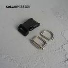 (Спуск пряжки + металлическая Регулируемая пряжка + D-кольцонабор) металлические неспаянные D-кольца 25 мм регулируемый слайдер для самостоятельной сборки собак