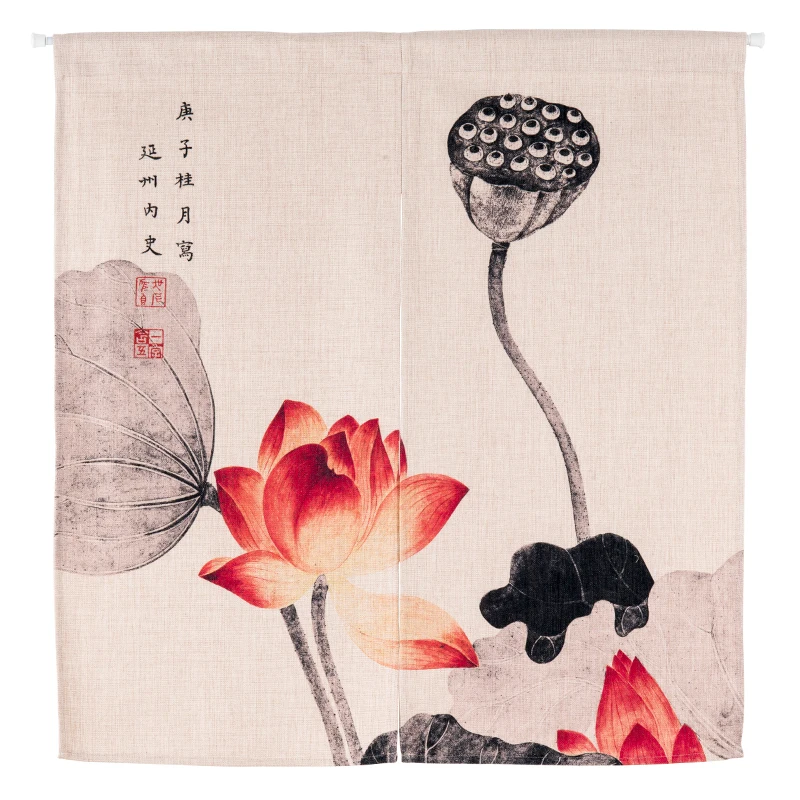 

Nice Curtains Curtains For Living Room Beautiful Chinese ink Printing,Width 85cm,Length 90cm/120cm,Home Decor Short Curtain.