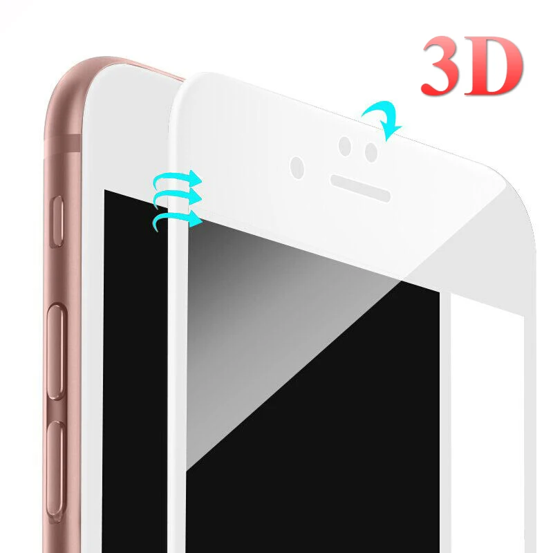 3D изогнутая с кромкой из углеродного волокна 9H закаленное стекло для iPhone XR XS MAX 8 7 6