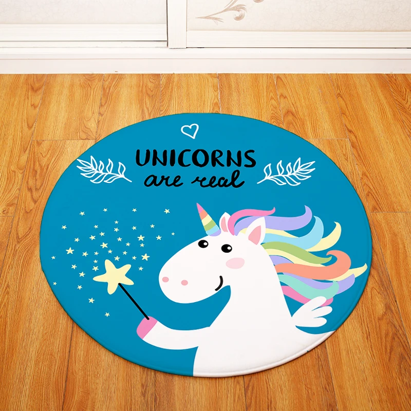 Современная мода скандинавский мультфильм лошадь круглый стул/настольный