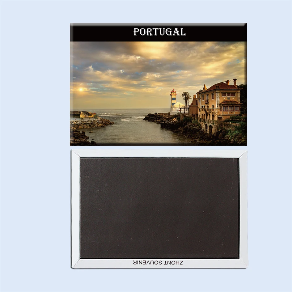 

Santa marta beach hotel lighthouse Portugal overcas 22923 Magic fridge magnets Phots magnets
