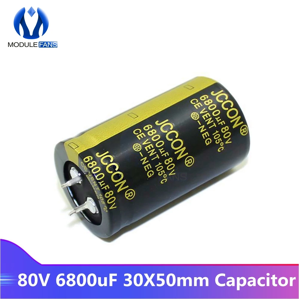 80V 6800 мкФ 30X50 мм 30X50 алюминиевый электролитический конденсатор Diy Электронный высокочастотный низкий ESR 30*50 мм 30*50 мм