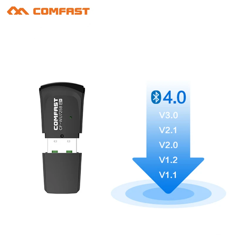 Wi fi ключ COMFAST 150 Мбит/с RTL8723BU чипсет 802.11b/g/n Fi USB адаптер CF WU725B Bluetooth 4 0