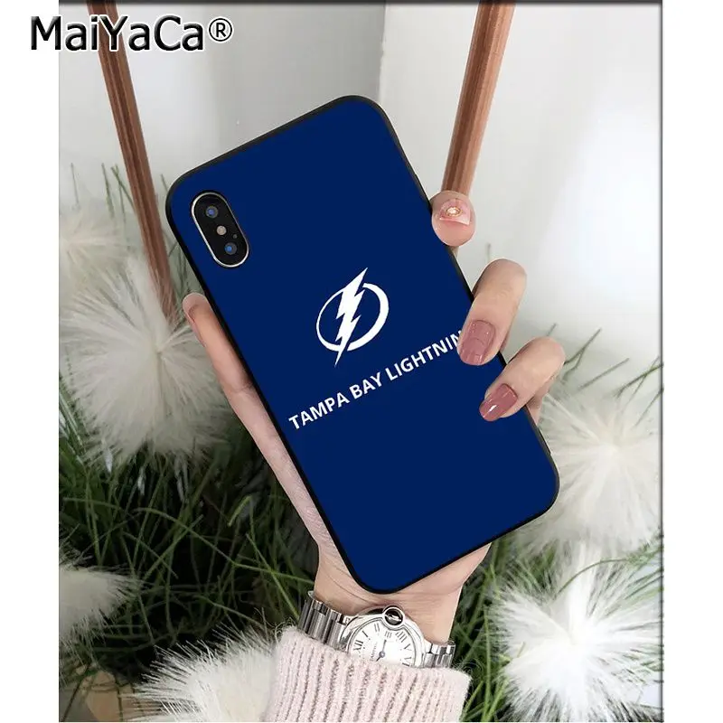 A13 MaiYaCa Tampa Bay Lightning чехол для телефона высокого качества для Apple iPhone 8 7 6 6S Plus X XS MAX 5 5S SE XR Чехол для мобильного телефона - Цвет: A13