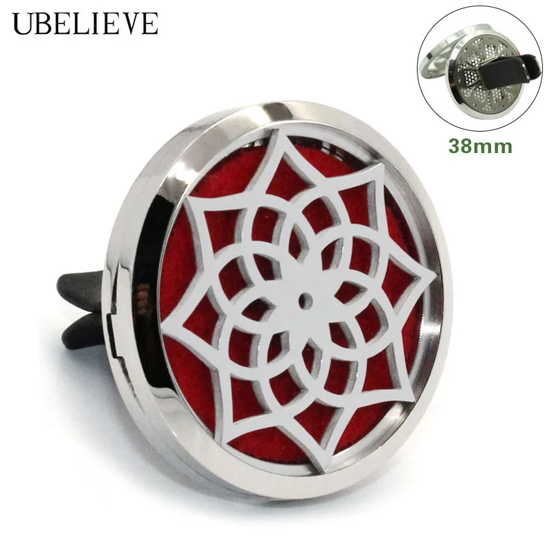 Diffuser Locket 316l Stainless Steel Magnet Perfume Locket With Vent Clip