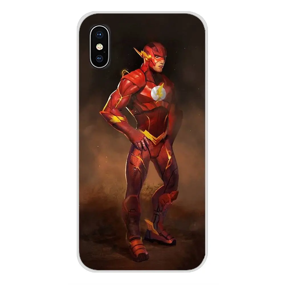 Флэш DC Comics Super Heroes для Samsung Galaxy J1 J2 J3 J4 J5 J6 J7 J8 Plus 2018 Prime 2015 2016 2017 TPU прозрачные
