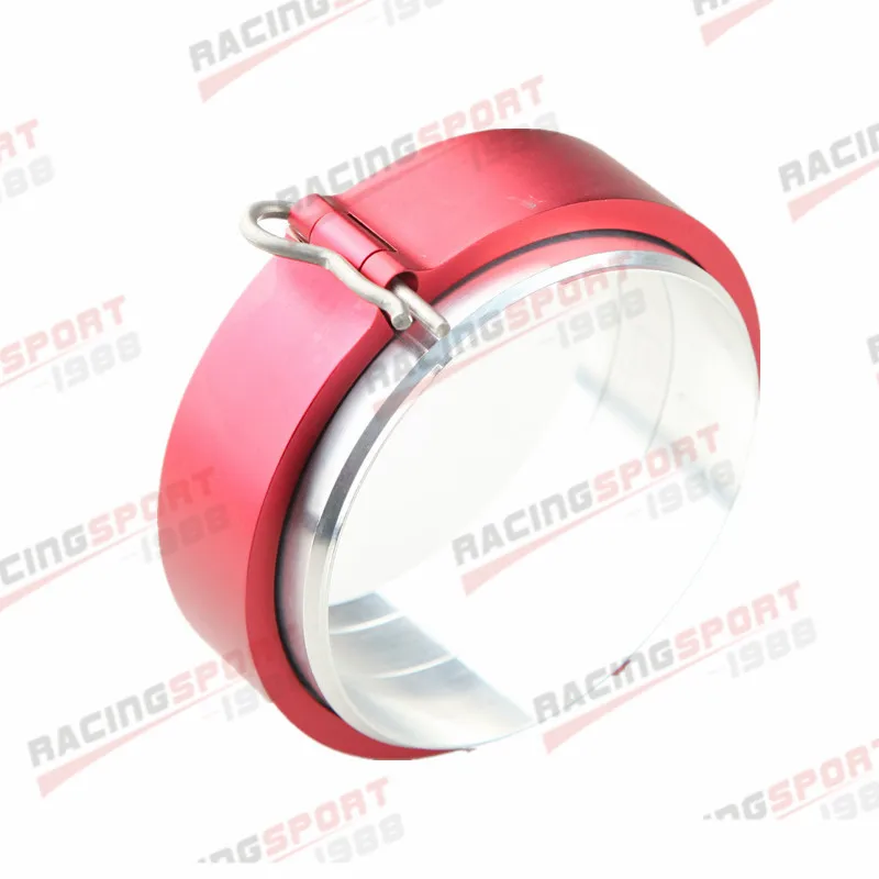

Universal Aluminum 4" Turbo Clamshell Clamps Clamp Red