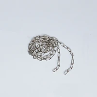 cusztomized small long link short link stainless steel chains 1 2mm wire x 1 5m length