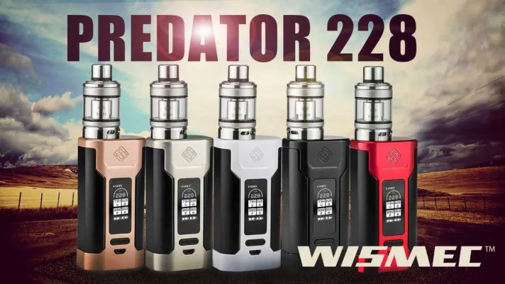 Зазор в исходном WISMEC Predator 228 Вт комплект/Elabo комплект электронной сигареты Elabo бак