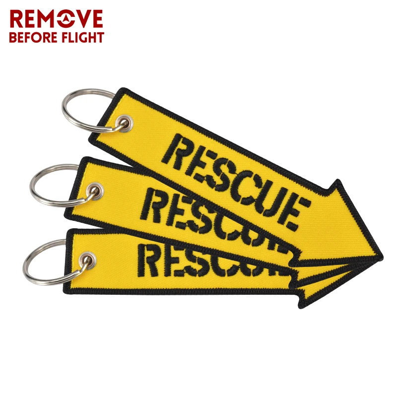 3PCS/Lot Remove Before Flight Key Chain for Cars Luggage Tag Keychain Motorcycles Rescue Embroidery Fob OEM Keyring | Автомобили и