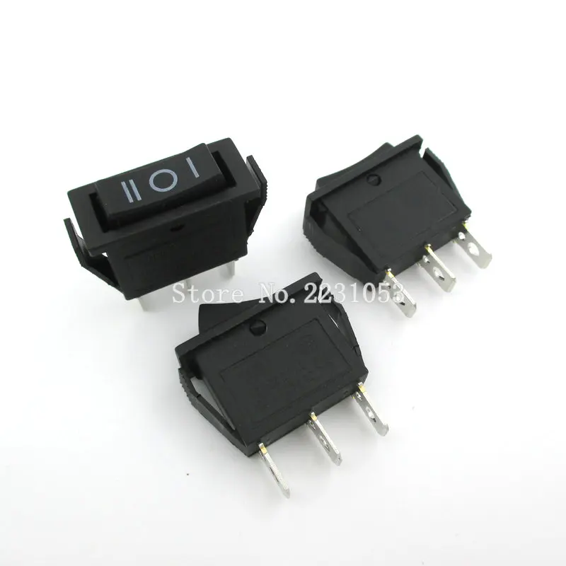 5 шт./лот AC 10A/250V 15A/125V 3 Pin SPDT ON-OFF-ON позиционный переключатель для лодки 30*13 6 мм KCD3-3PD |