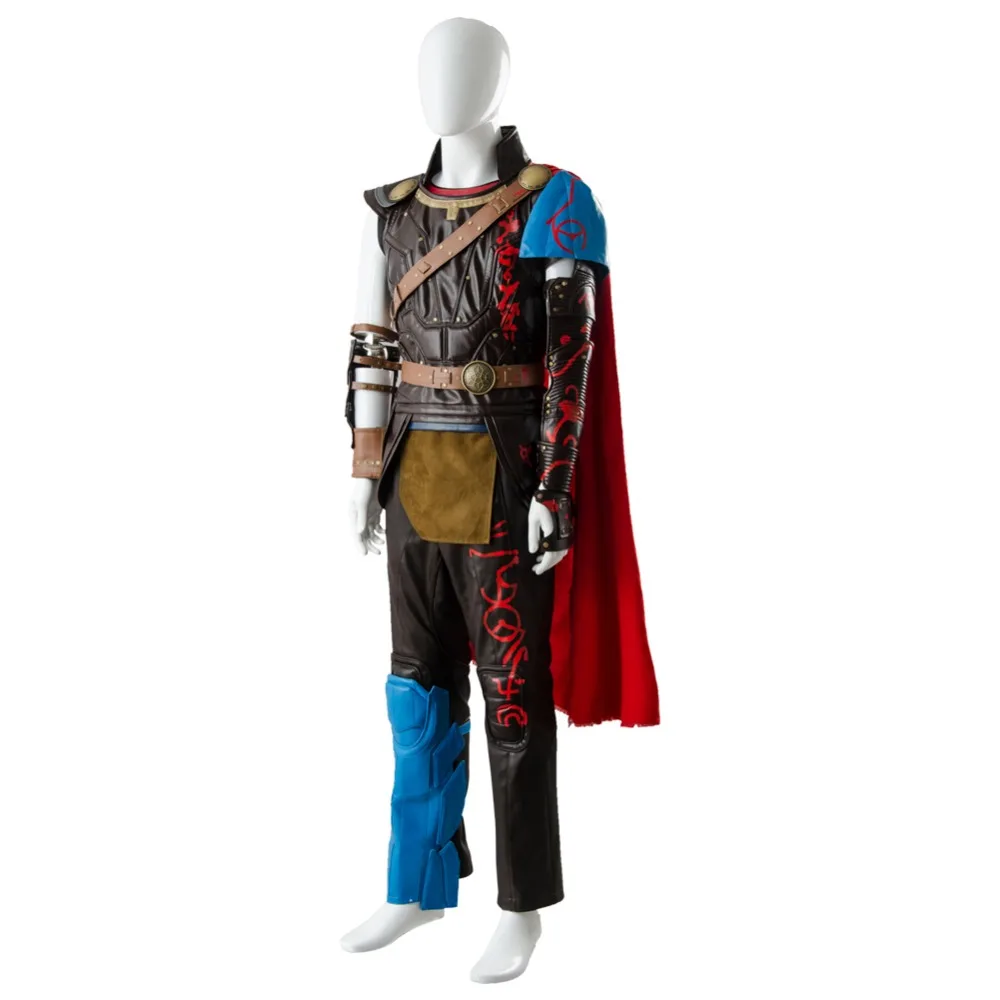Thor 3 Ragnarok Cosplay Costume Thor Adult Loki Costume Outfit Whole Sets Halloween Carnival Cosplay Costume