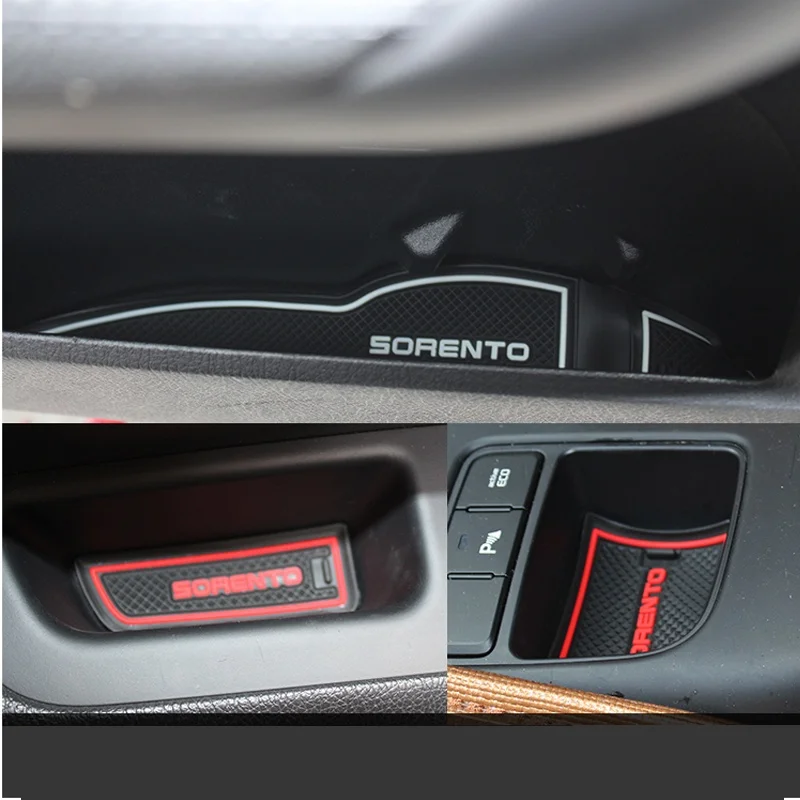 Стайлинг автомобиля для KIA Sorento 2013 противоскользящие резиновые коврики салона