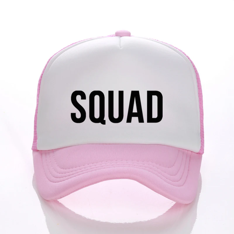 Кепки тракеры с принтом в виде отряда и букв для девичьвечерние вечеринки леди