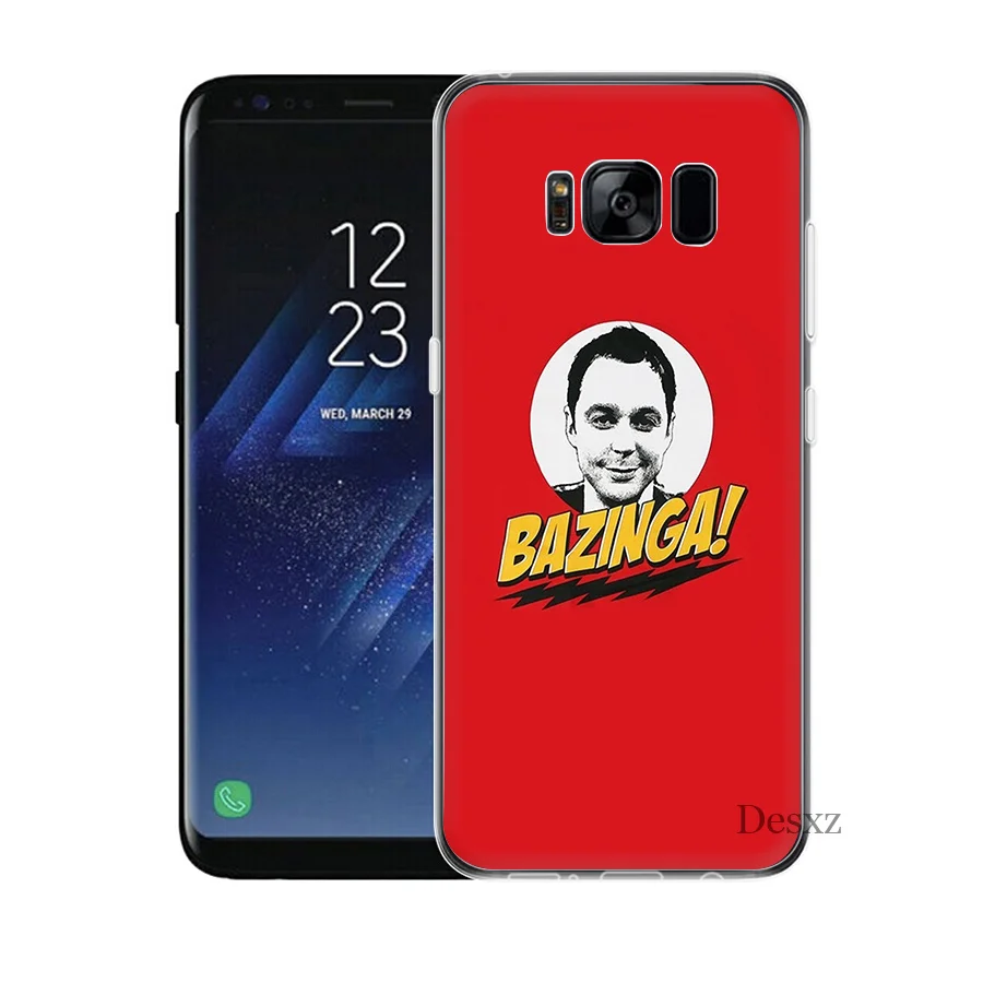 Чехол из ТПУ для Samsung A7 A9 A10 A20 A30 A40 A50 A60 A70 A5 A6 A8 Plus J3 J5 J6 J7 Bazinga корпус сериала Теория