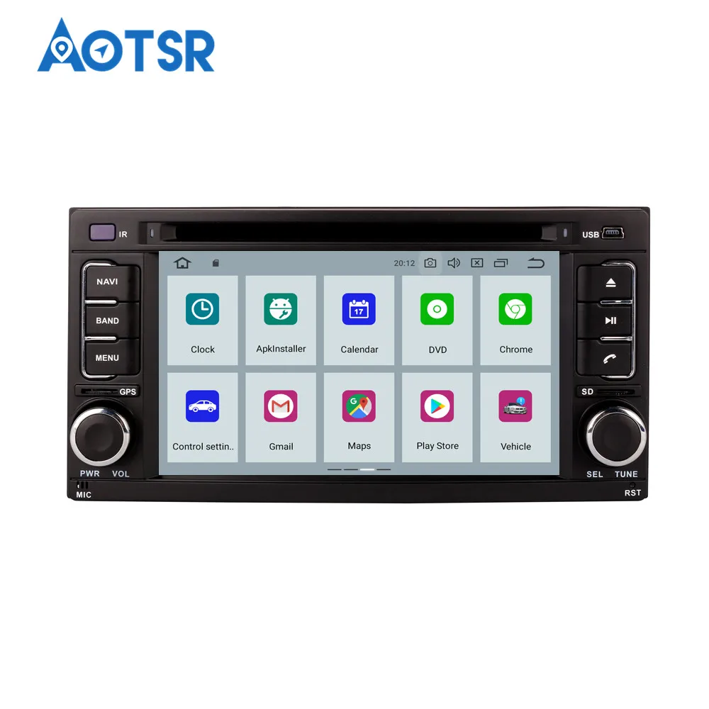 2 din Android 9 0 4 + 32 ГБ Автомобильный Радио Мультимедийный DVD плеер для Subaru Forester Impreza 2008