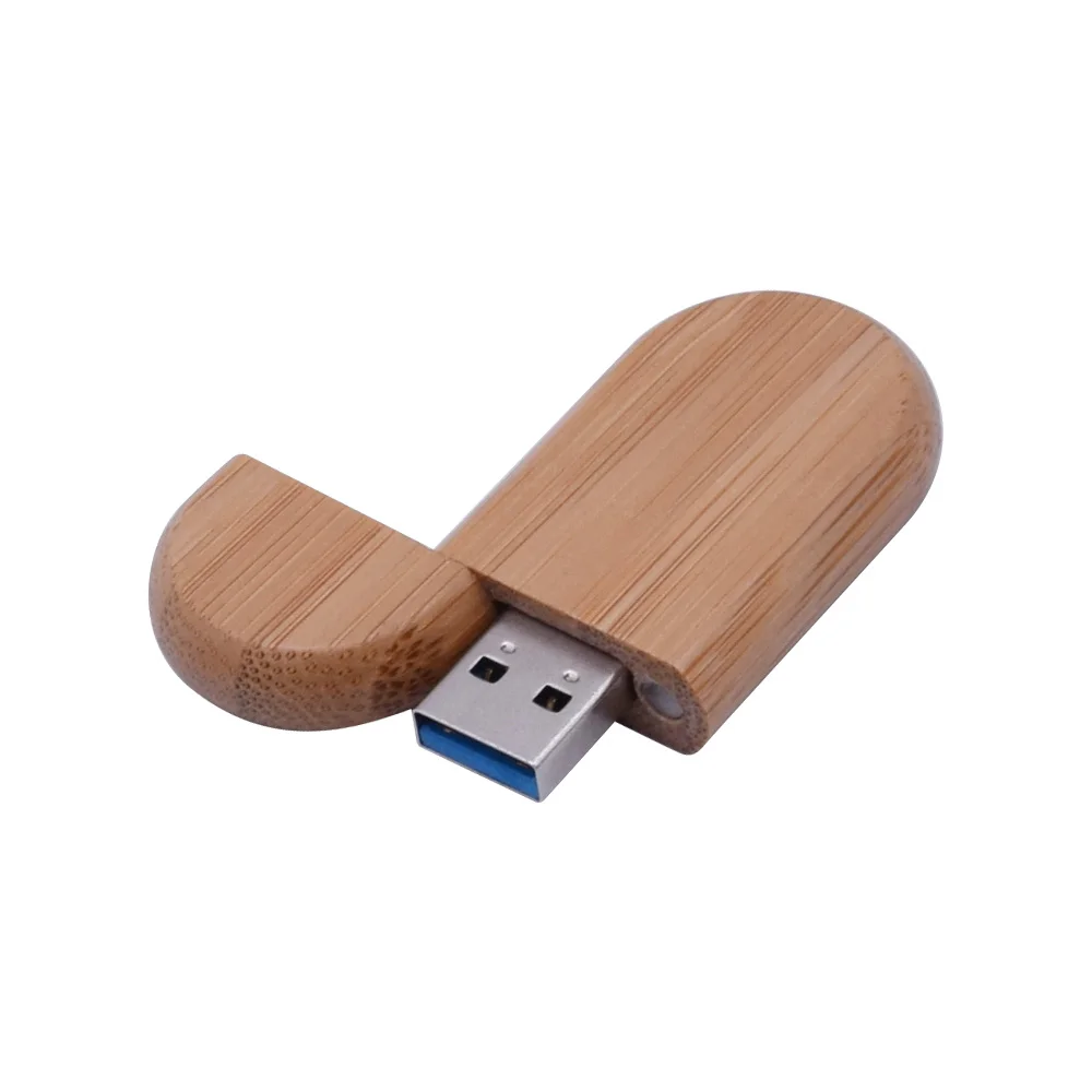 Овальный деревянный USB 3 0 более 10 шт бесплатный индивидуальный логотип 128 Гб 64 ГБ 32