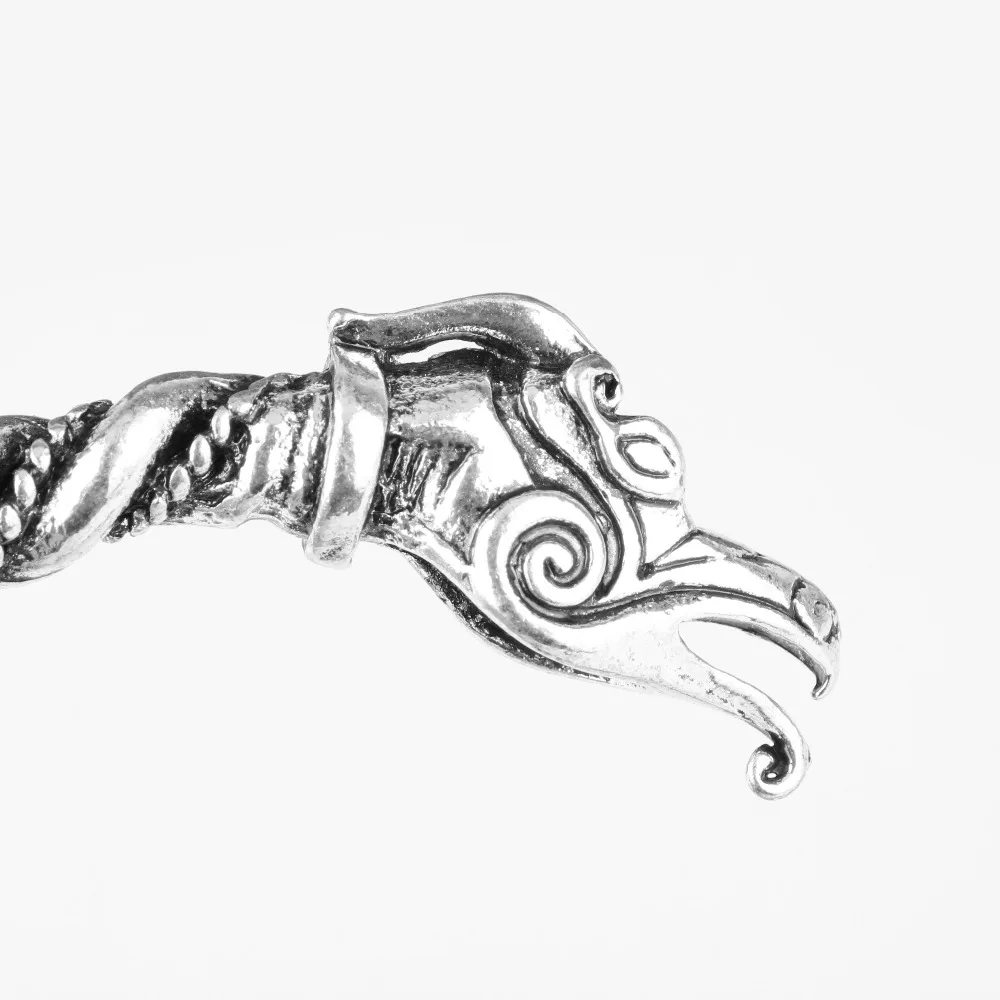 Dongsheng Jewelry браслет и древних цвет голова дракона Viking скандинавской ювелирные