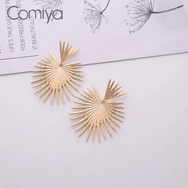 Женские серьги-гвоздики Comiya золотистые серебристые цветные аксессуары серьги с