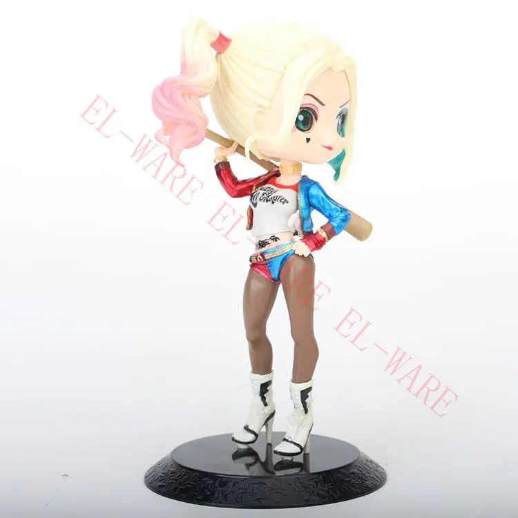 6 дюймов 1 шт. DC Comics Harley Quinn Q версия отряд самоубийц ПВХ фигурка коллекция моделей